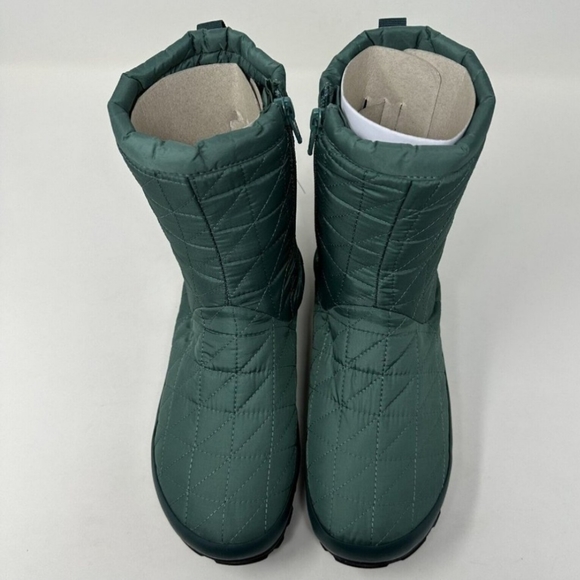 Bogs Snowday II Mid Waterproof Slip On Winter Snow Boot Jade Sz 7 New - Picture 2 of 3
